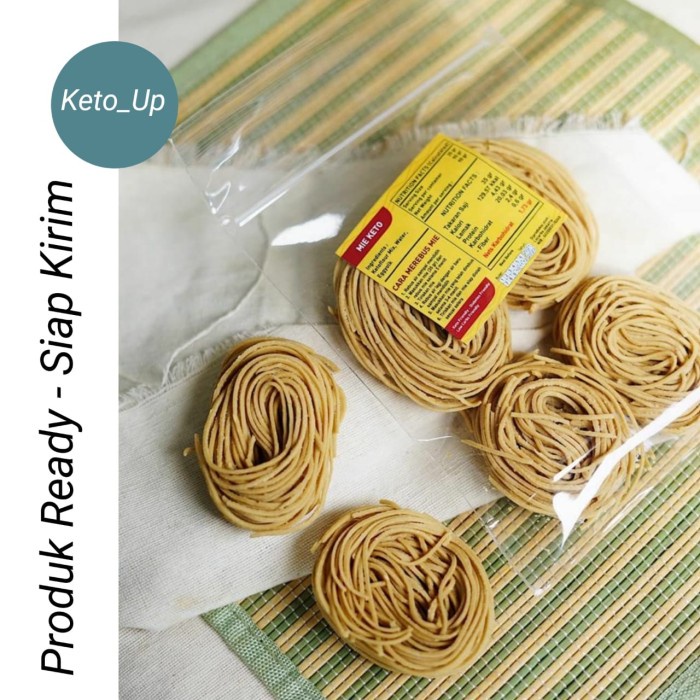 

Mie Keto - isi 4 keping -Diet Sehat - HALAL