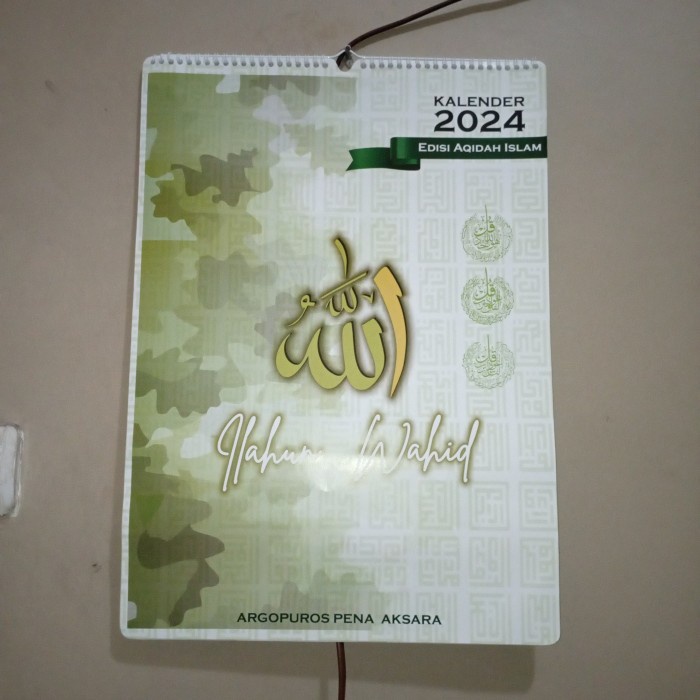 

kalender 2024 dinding, edisi aqidah islam