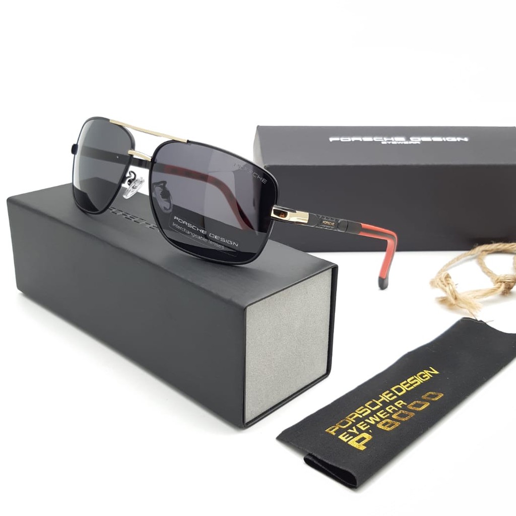 Kacamata Hitam Pria - Kacamata Pria - Kacamata Porsche Design P8724 Bisa COD