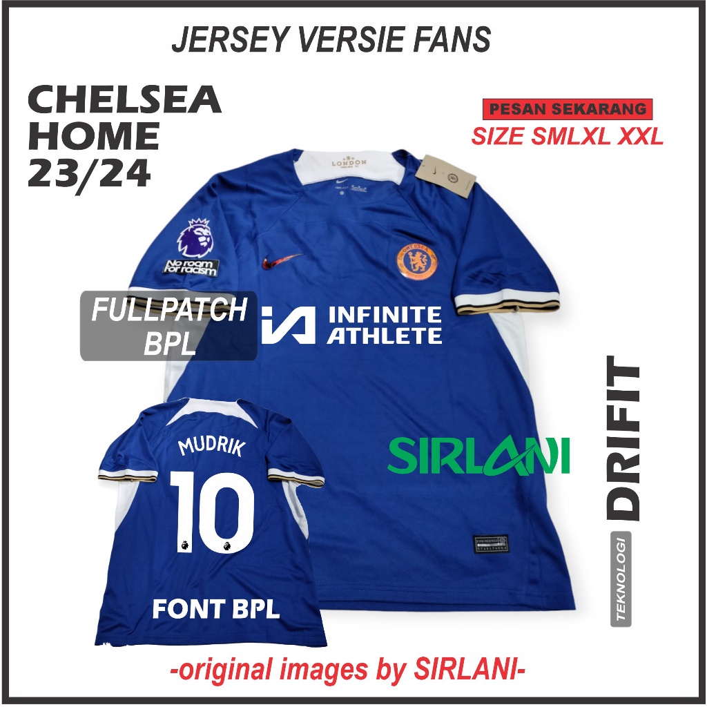 JERSEY CHELSEA HOME NEW 23/24 JERSEY BOLA CHELSEA FC HOME 2023 2024