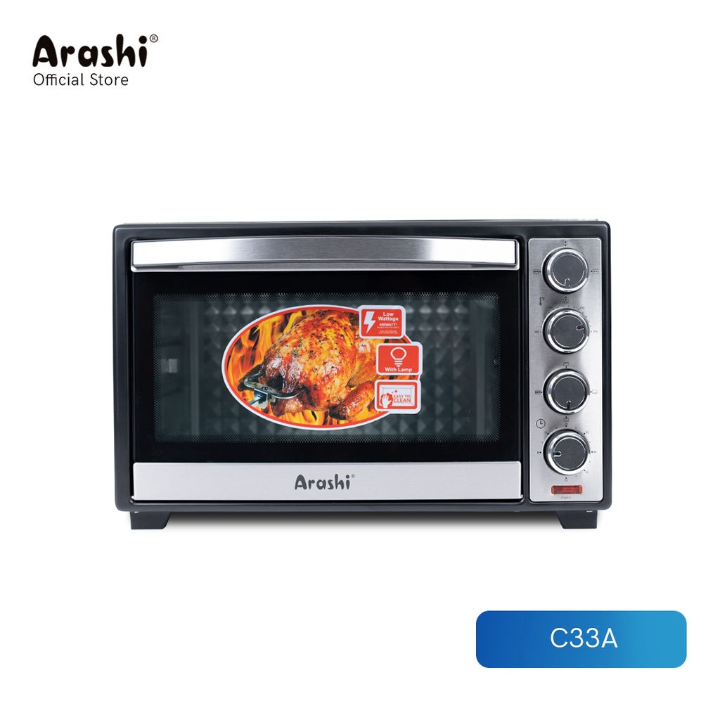 Arashi C33A Oven Listrik Low Watt 33 Liter