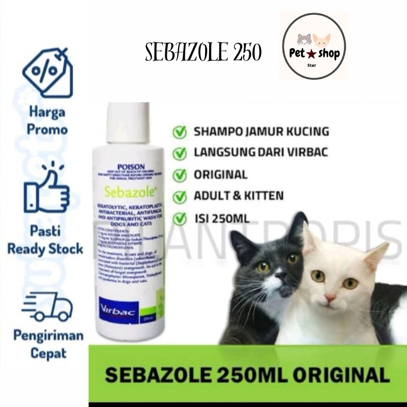 Sebazole Virbac 250 ml ( Original )