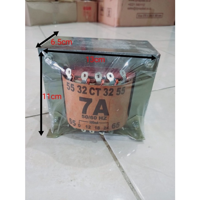 TRAVO TRAFO TRANSFORMER SAE 7A CT 65 MURNI travo sae 7 amper ct 65v