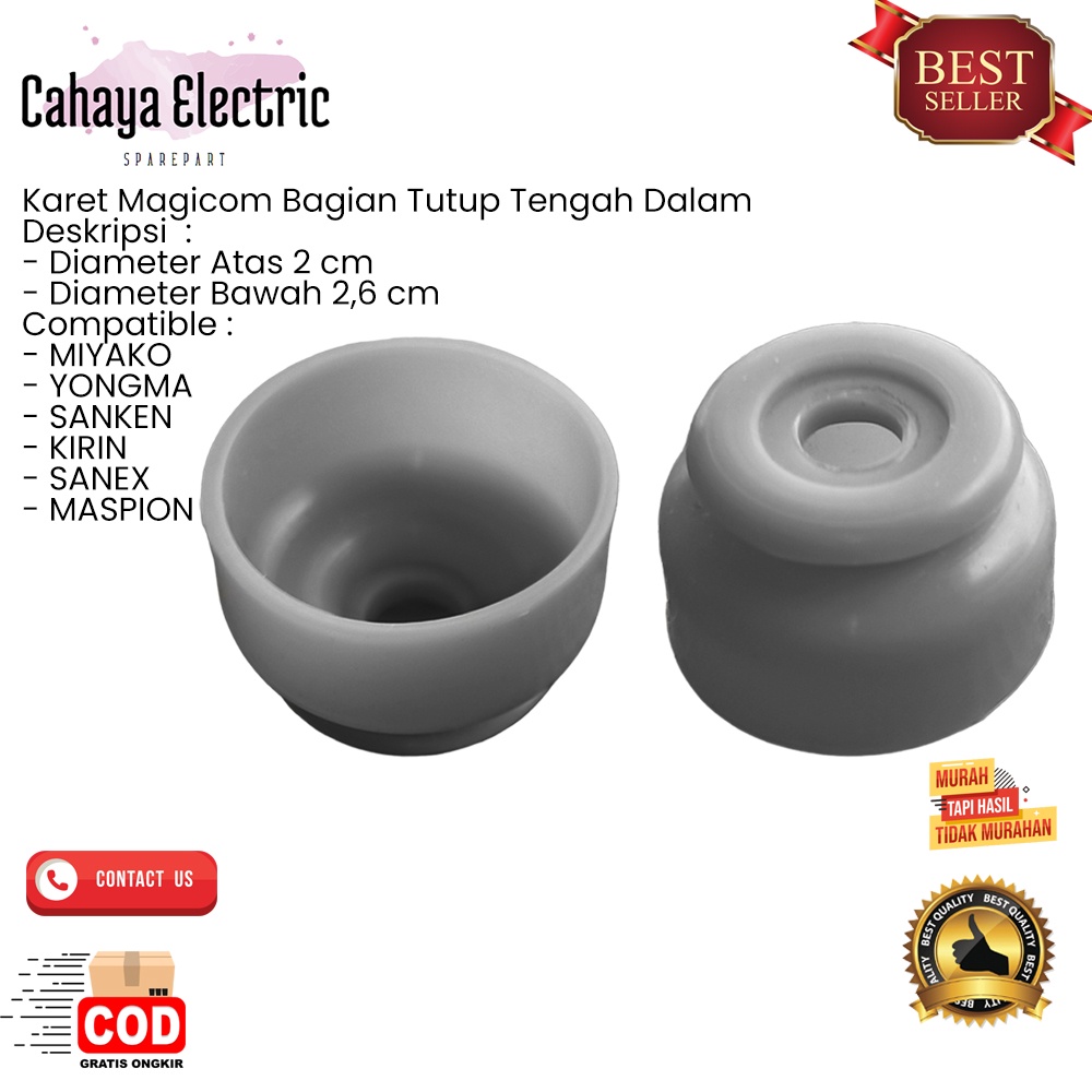 Karet Magicom Bagian Tutup Tengah Dalam Rice Cooker