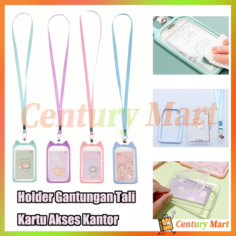 

Name Tag ID Card Holder/Card Holder Motif Kucing /Gantungan Tali Kartu Akses Mrt /Holder Gantungan Tali Kartu Akses/Name Tag Karakter/Holder Gantungan Tali Kartu Akses Kantor