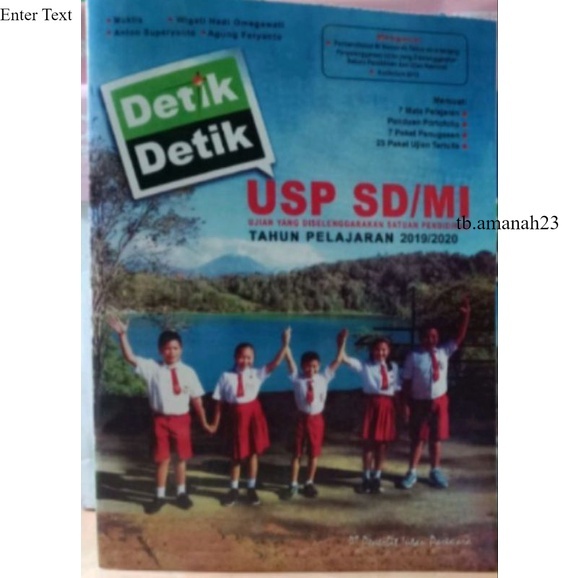 Buku Detik-detik Usp SD/MI tanpa kunci jawaban