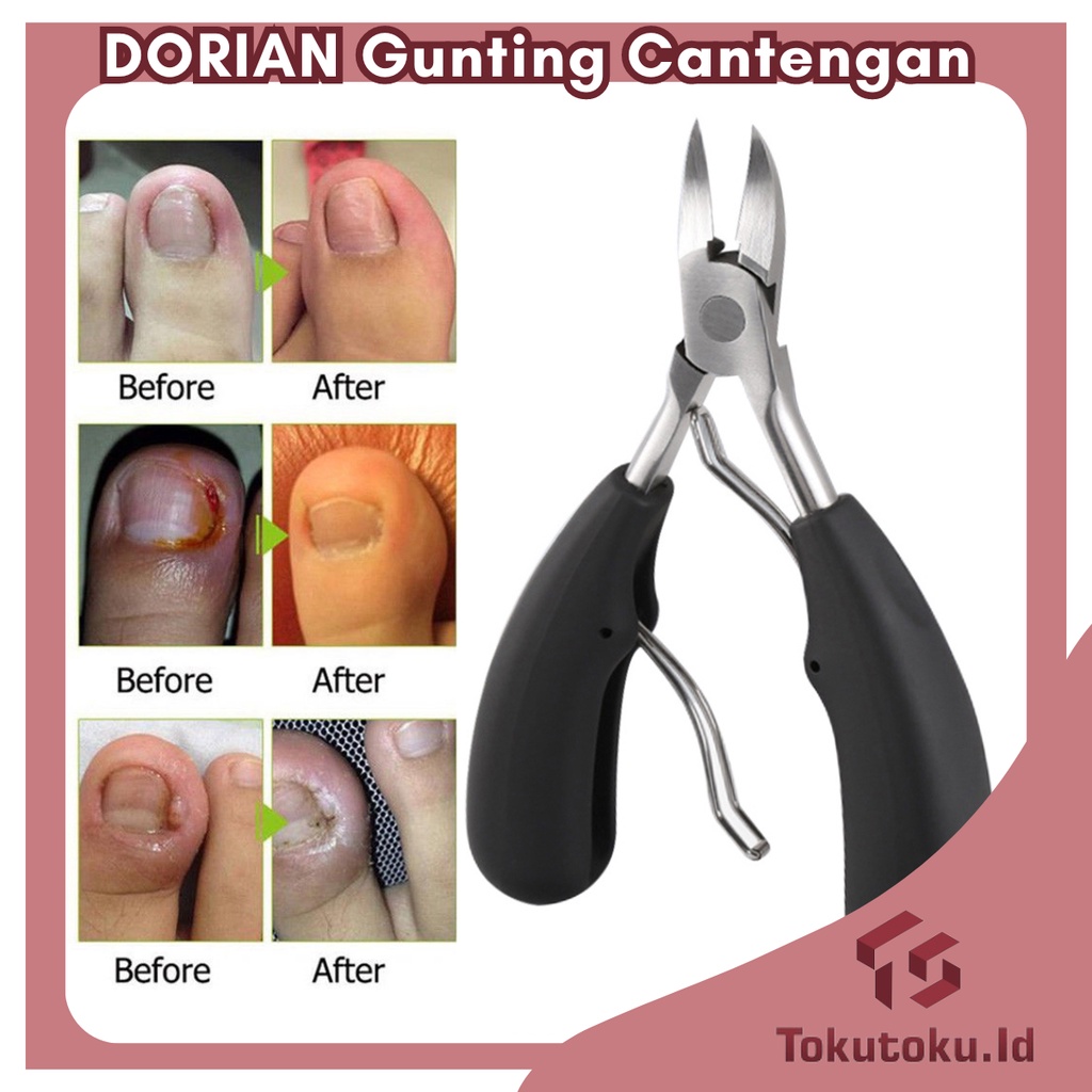 Gunting Kuku Jempol Kaki Cantengan Pemotong Kuku Premium Khusus Cantengan Kutikula Kulit Mati