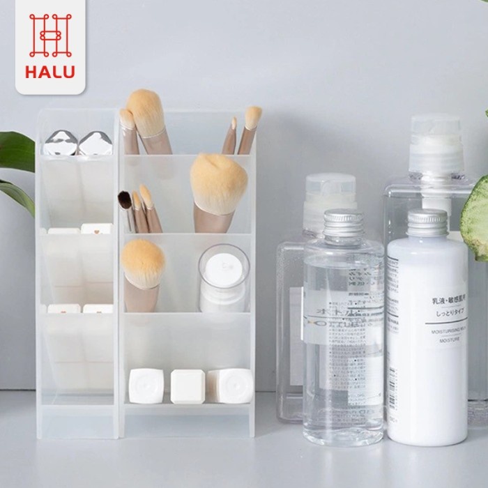 

Halu Rak Serbaguna Portable Pensil 4 Sekat Kotak Alat Tulis HRM329 - Lingkaran