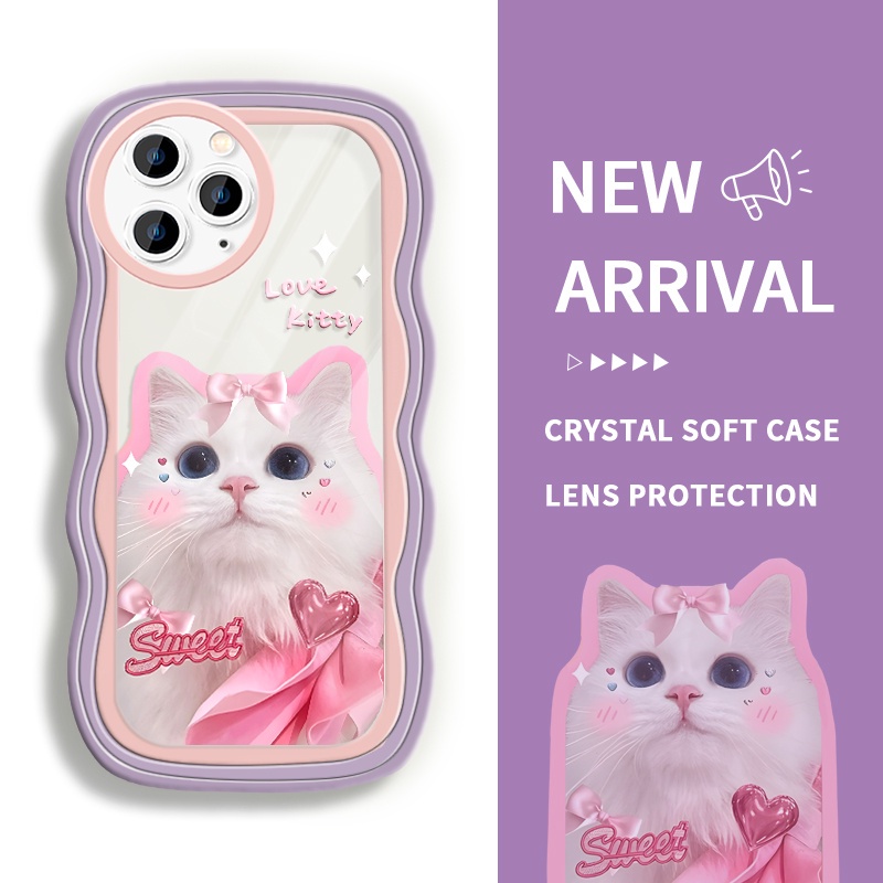 Soft Silicone Case For iPhone 11 Pro 11 11 Pro Max 12 12 Pro 12 Pro Max 12 mini Kucing Dasi Kupu-kup