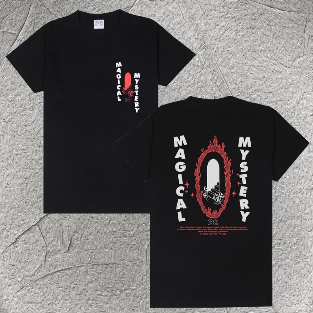 【HOT】 Public Culture - Magical Tee - Black Fashion T-Shirt