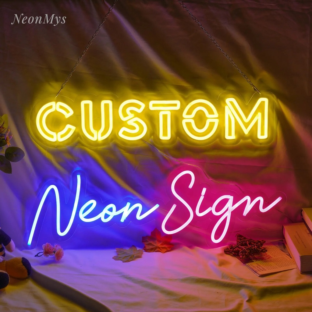 Custom Neon Led Inscription LED Signboard Night Light Game Room Neon Luminous Signs Aesthetic Outdoo
