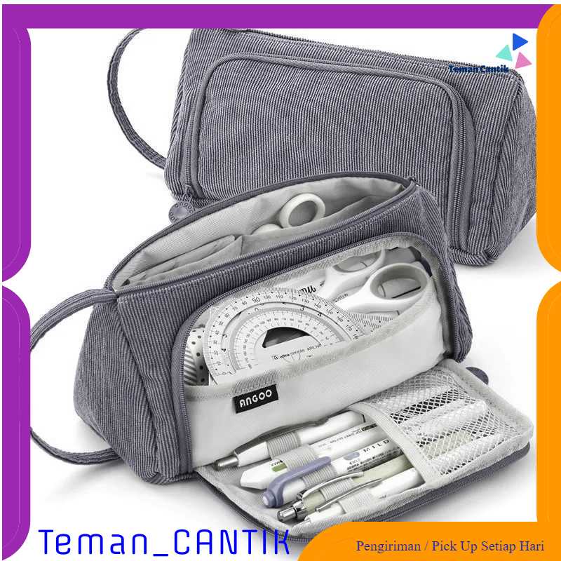 

TC - ATK Toddi Tempat Pensil Pencil Case Pouch Stationery - KV23