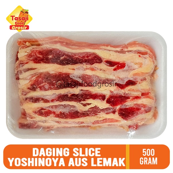 

Daging Slice Yoshinoya AUS Premium Lemak 500gr