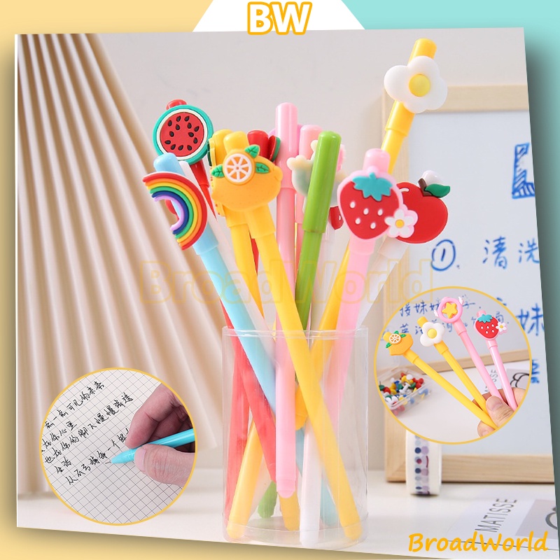

Pena Gel Karakter 3D Lucu Pulpen Karakter Kartun Buah 0.5mm / Pulpen Karakter Buah Pena Gel Karakter Lucu Pen Cute Student Japanese