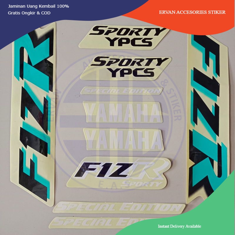 striping yamaha fizr f1zr fiz r spesial edition  toska kualitas