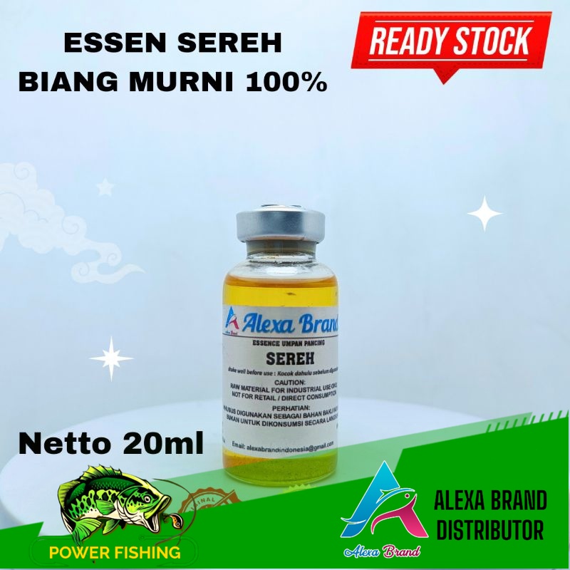 Essen Sereh Biang murni 100% - Alexa brand esen sereh - umpan pancing