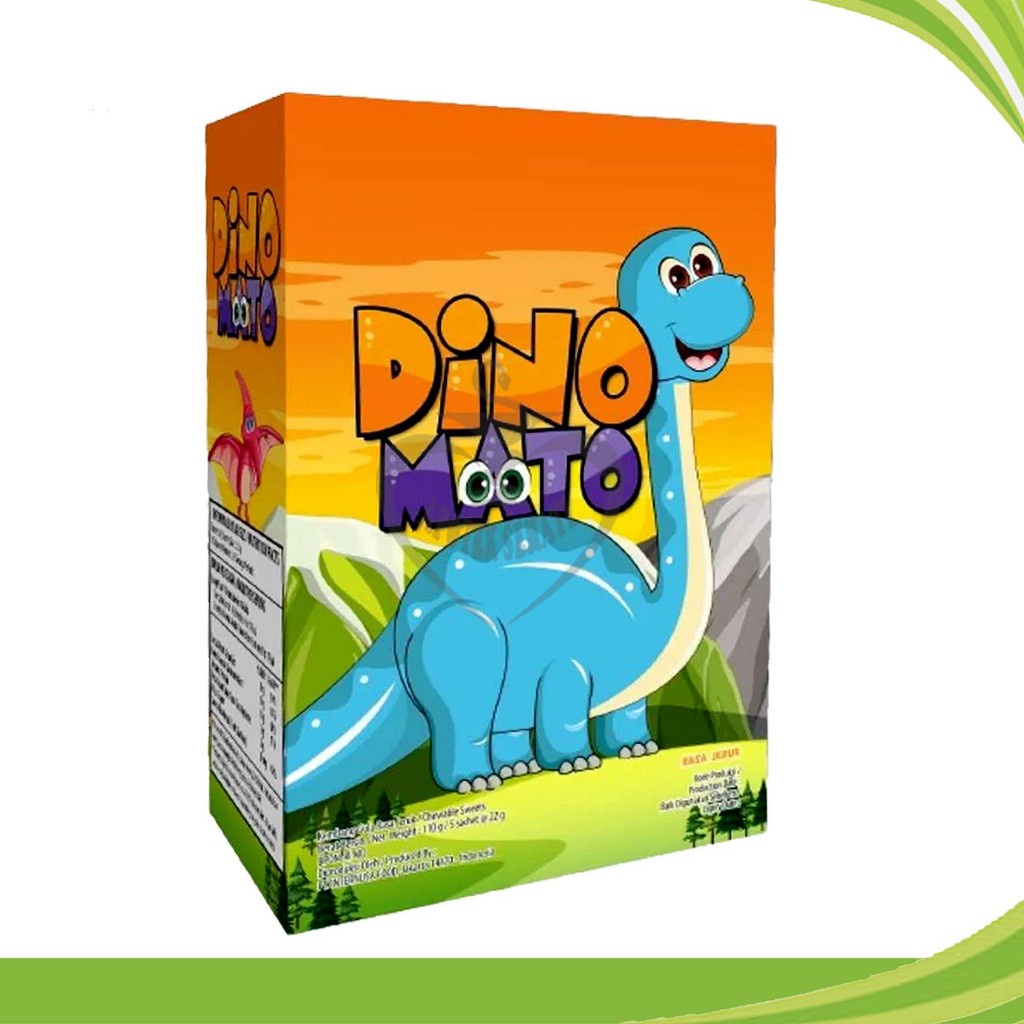 Dino Mato Chewy Permen Gummy Multivitamin Anak Dinomato