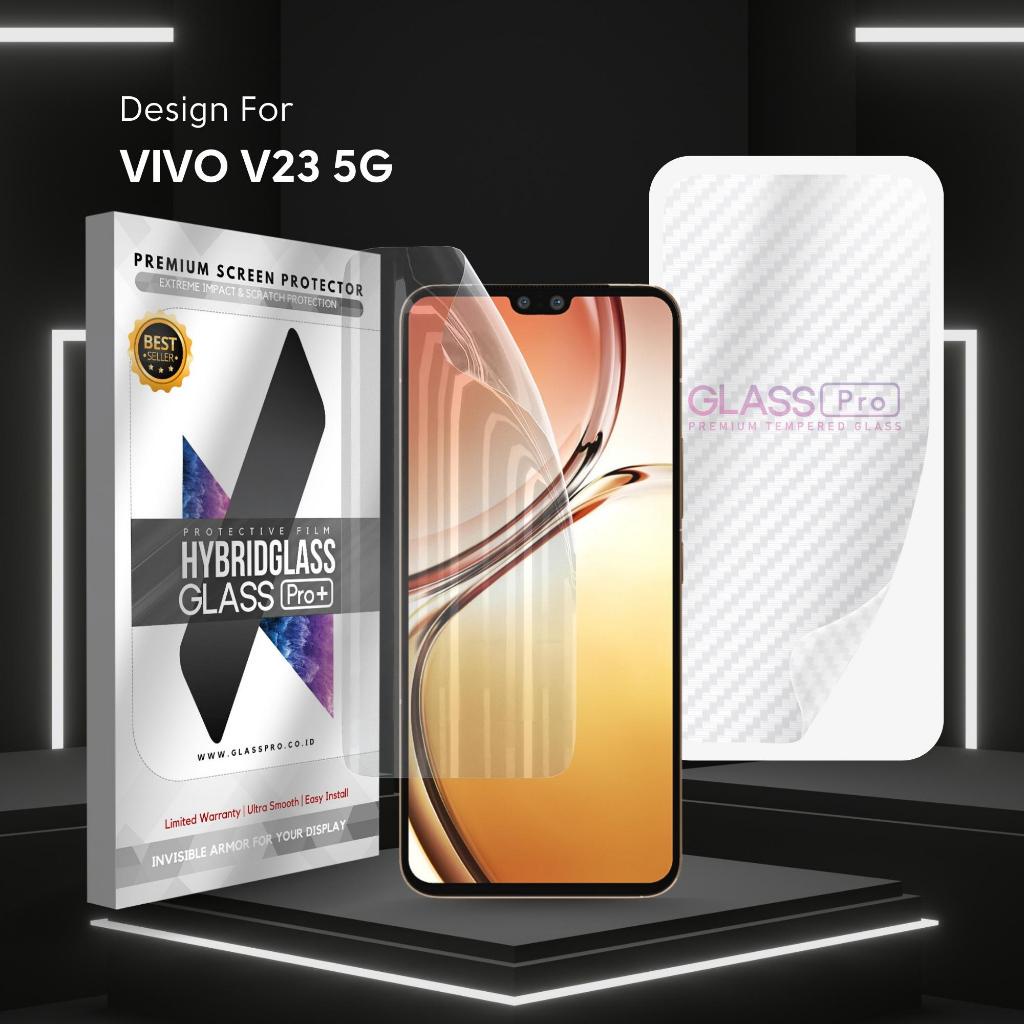 Hybrid Glass Premium Anti Gores Hydrogel Vivo V23 5G Full Cover Screen Protector Glass Pro Not Tempe