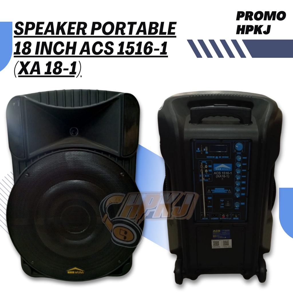 Speaker Meeting Portable Wireless ACS 18inch 1516-1 XA 18-1 Speaker portable 18inch