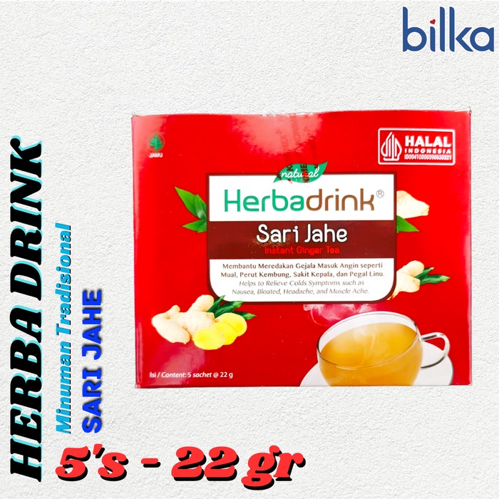 

HERBA DRINK Sari Jahe 22gr/5sachet