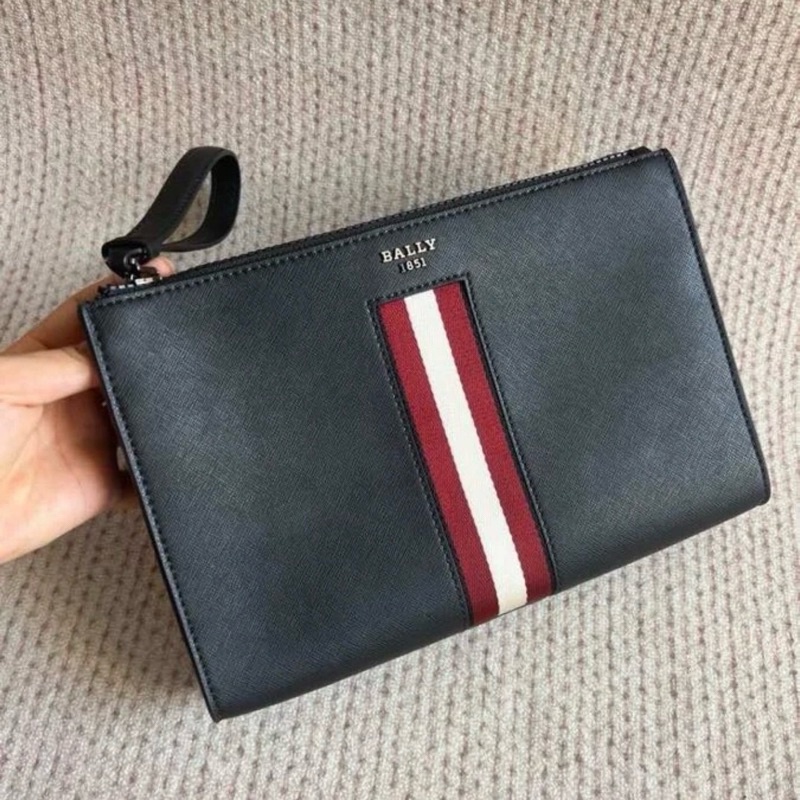 CLUTCH BALLY MAKID IN LEATHER AUTHENTIC FULLSET