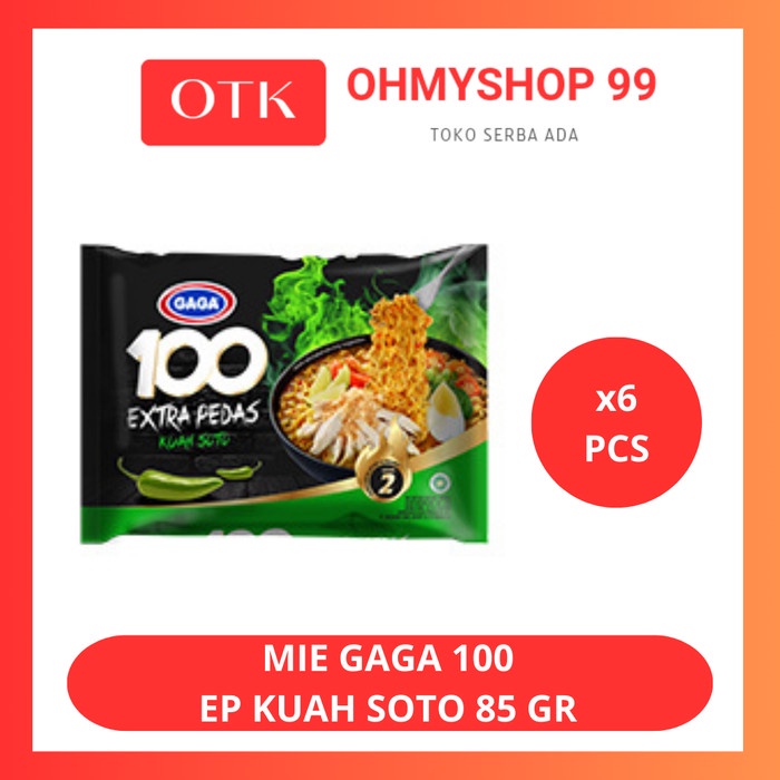 

Mie Gaga 100 Kuah Soto 6x85gr