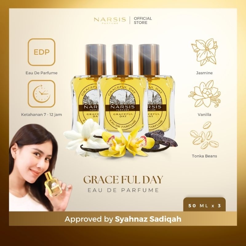 Farpum Narsis Graceful Day Eau de Perfume - 3 PCS