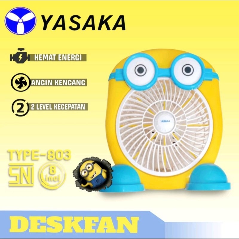 KIPAS ANGIN KARAKTER YASAKA / KIPAS ANGIN MEJA KARAKTER YASAKA