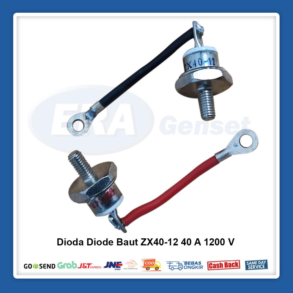 Dioda Diode Baut ZX40-12 40 A 1200 V Merah dan Hitam