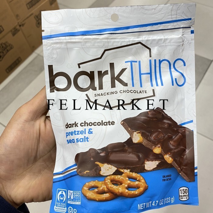 

Bark Thins Dark Chocolate Pretzel & Sea Salt / 133 grm