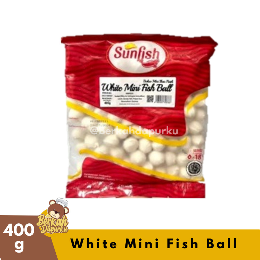 

Sunfish White Mini Fish Ball S 400g Bakso Ikan