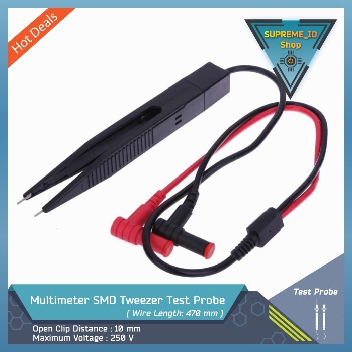 Multimeter Multitester PCB SMD Tweezer Test Probe