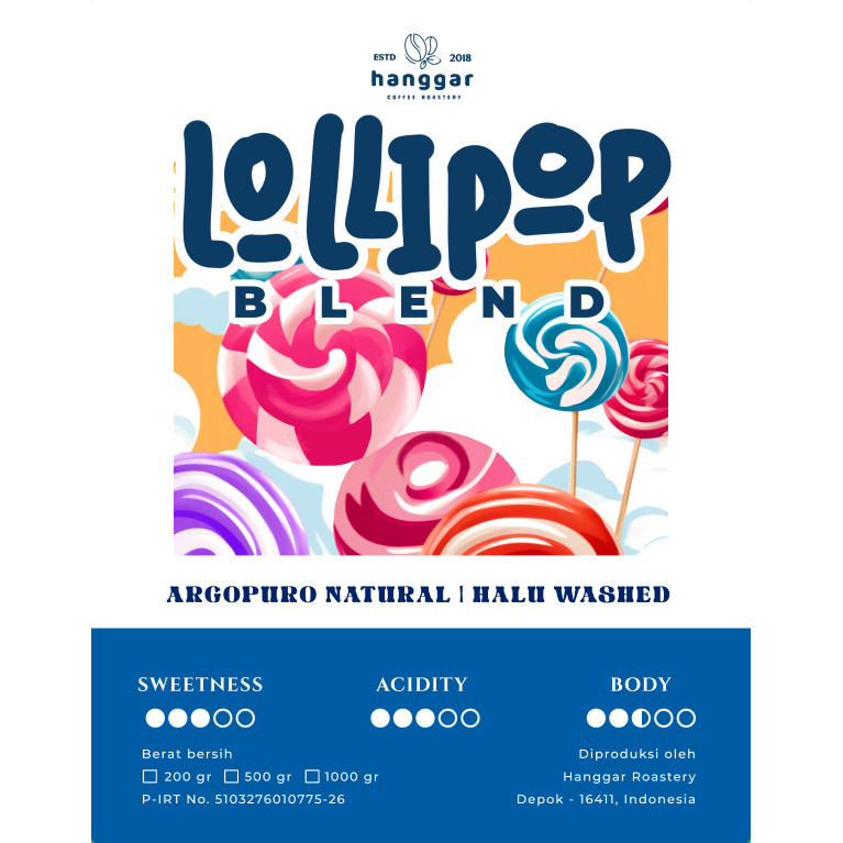 

LOLLIPOP ESPRESSO BLEND - SPECIALTY COFFEE - Hanggar Roastery