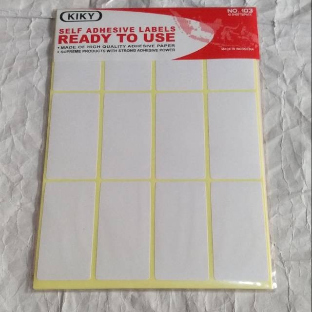 

STIKER LABEL OKEY NO 103