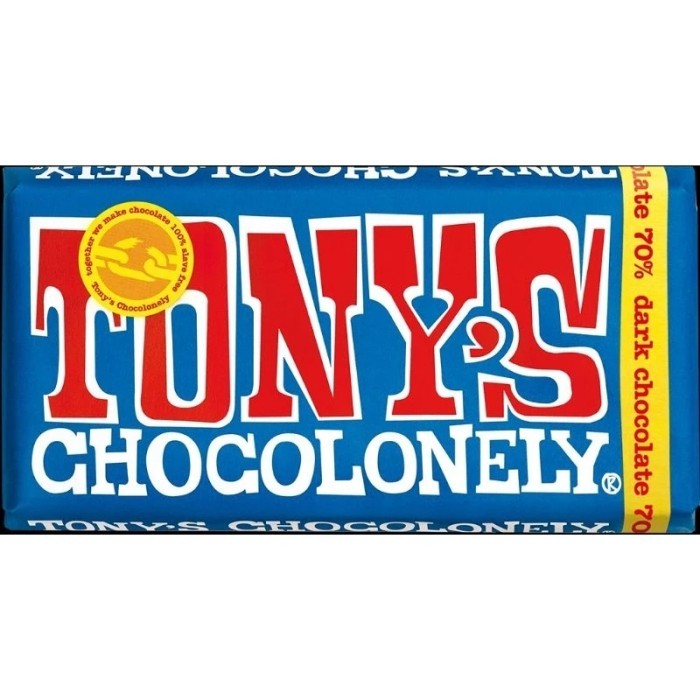 

READY STOCK!!! Coklat Tony's Tonys Chocolonely Caramel Almond Milk Dark Chocolate - 70% Dark