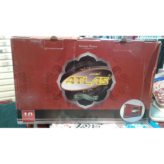 Sarung Tenun ATLAS Special Rayon Premium Warna Terang Gelap Murah