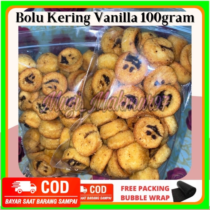 

BOLU KERING VANILLA 100GRAM | KUE BOLU KERING SMILE 1 KG