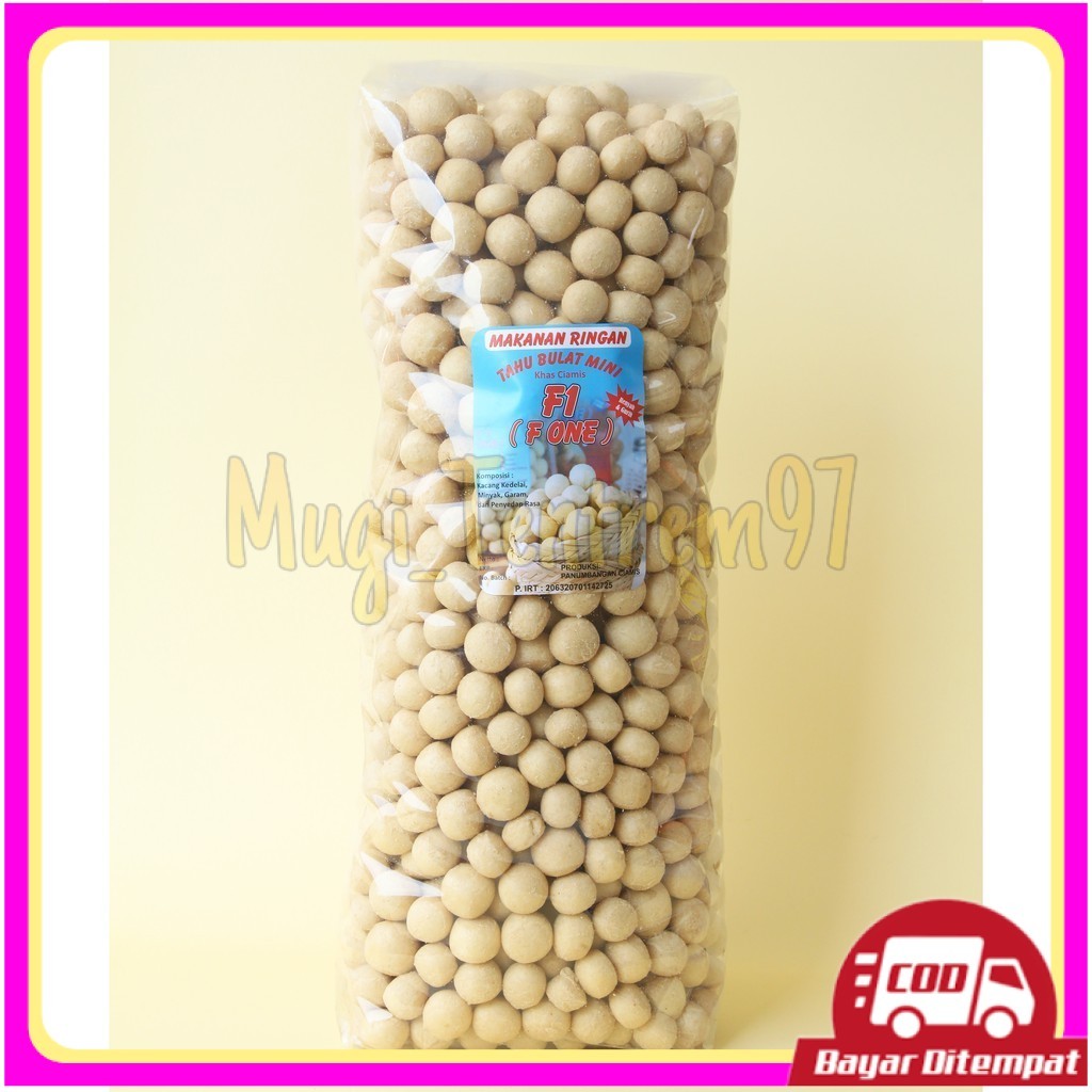 

Tahu Bulat Mini Kering F1 Ayam Bawang 1000gr (1 kg)