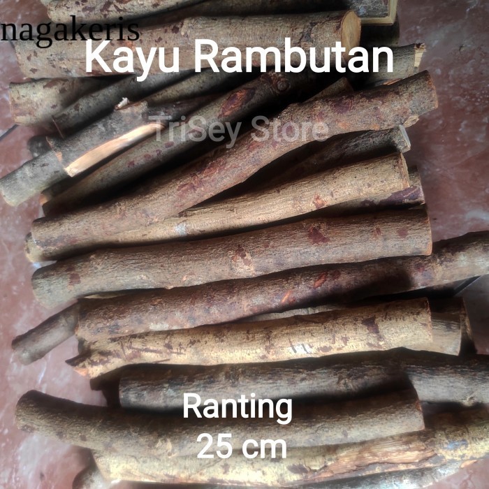 

Kayu Bakar Rambutan BBQ - Ranting - 25 cm - 1kg laris