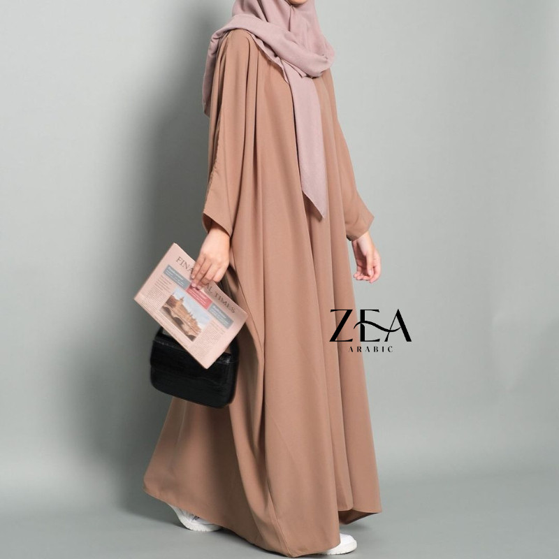 DE43W Gamis Maha | Gamis A Line | Dress | Abaya Turkey | Kaftan | Gamis terbaru Size S,M,L,XL Best S
