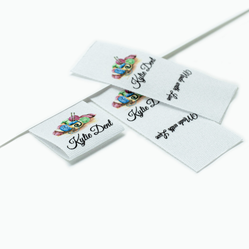 

Sewing labels / Custom brand labels, Clothing labels, Sewing, Fabric 100% cotton, custom text (FR142)