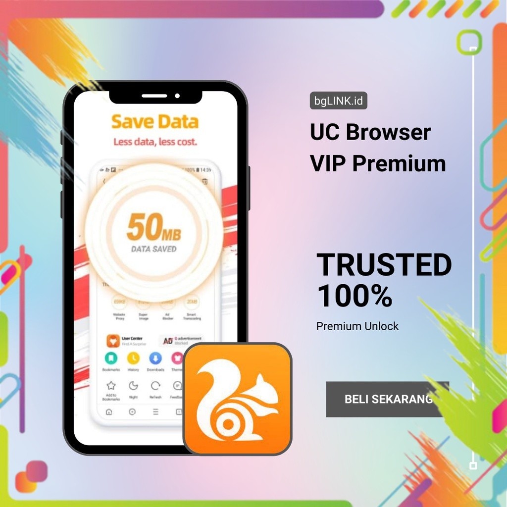 Beli 1 Gratis 1 UC Browser VIP Premium  Full Garansi Termurah