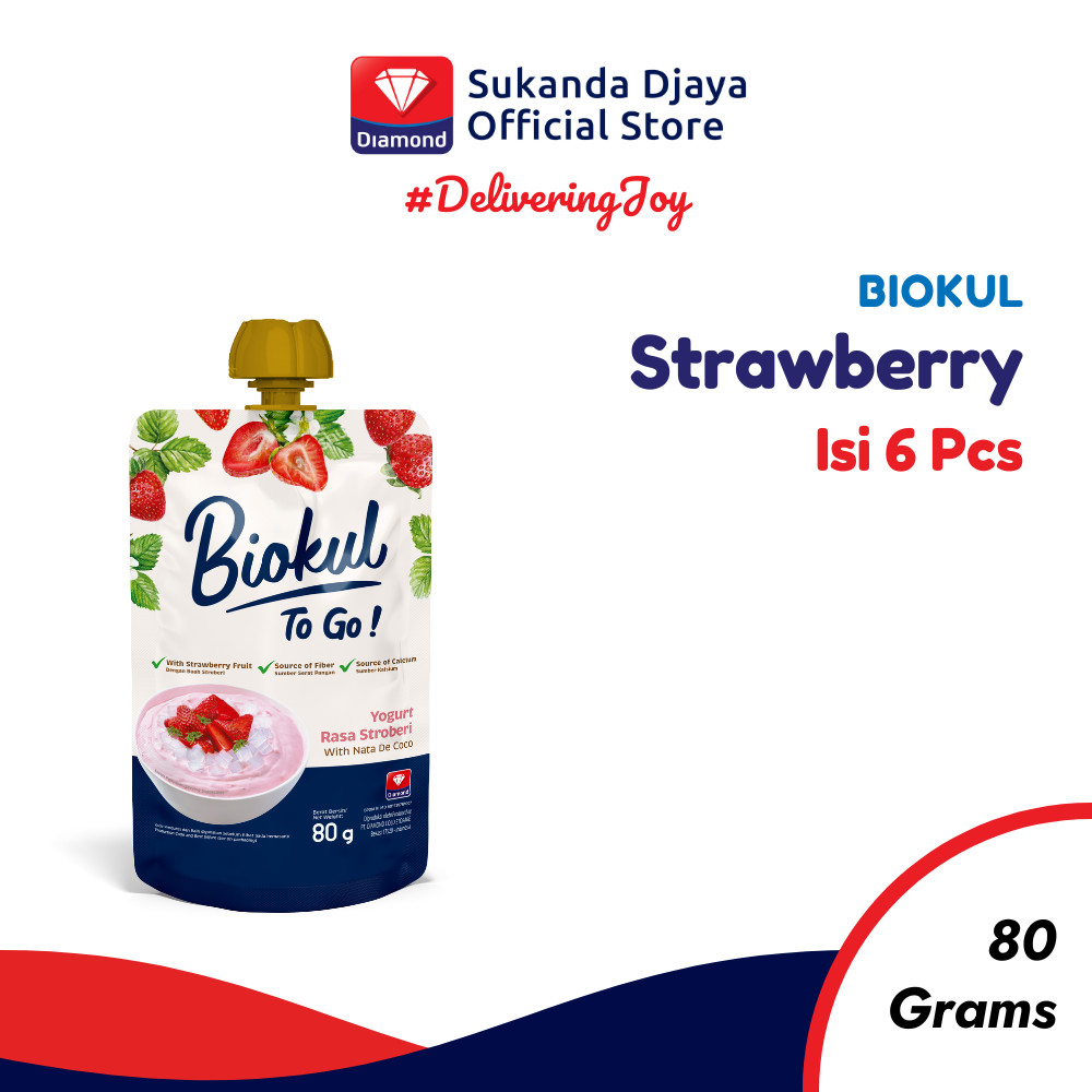 

Yogurt Biokul To Go Strawberry 80 Gr [ISI 6 PCS]