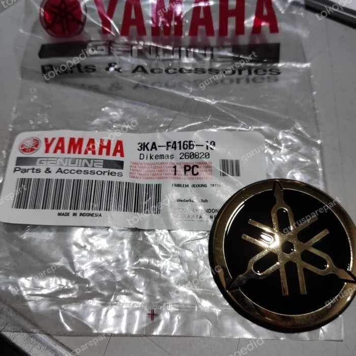 EMBLEM TANGKI RX KING GOLD SIMBOL TANK RXKING LOGO TANGKI RXK GOLD ORI