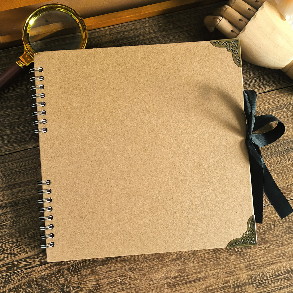 

Mr. Paper 1 Style 30 sheets/book kraft paper Album bow ribbon coil scrapbooking DIY handbook material decoration multipurpose