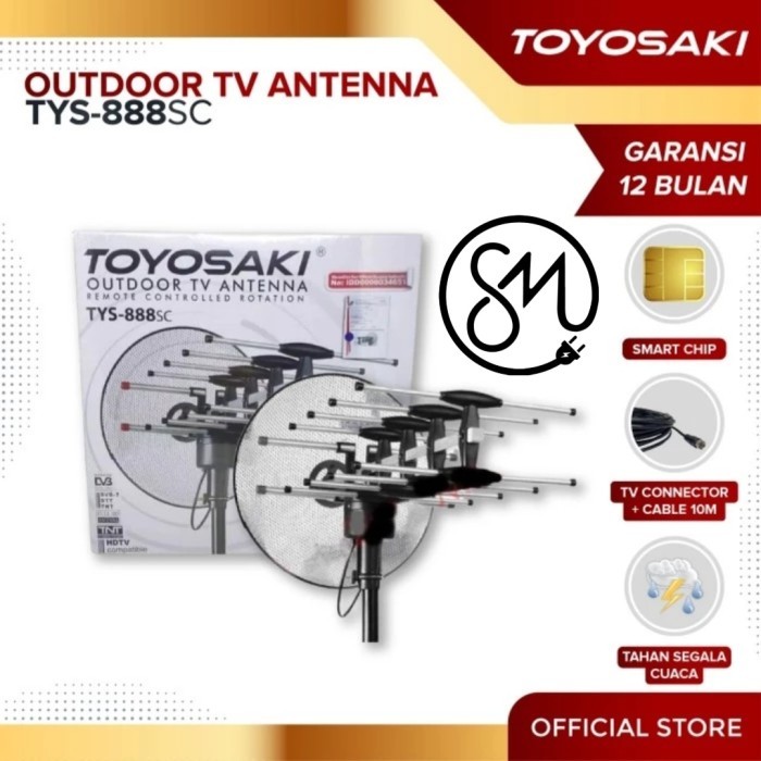 Antenna Remote Toyosaki TYS-888 SC Antena tv TYS888SC