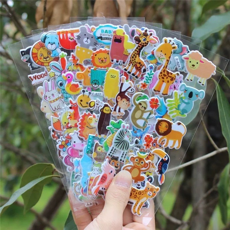 Stiker Karakter /3D Stiker Timbul / Stiker Tempel Anak/ paw patrol Stiker Anak 3D/  Stiker Mainan An