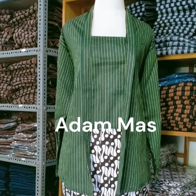 LURIK KEBAYA LURIK JAWA BAJU ADAT JAWA WANITA DEWASA BAJU ATASAN LURIK JAWA SURJAN LURIK DEWASA