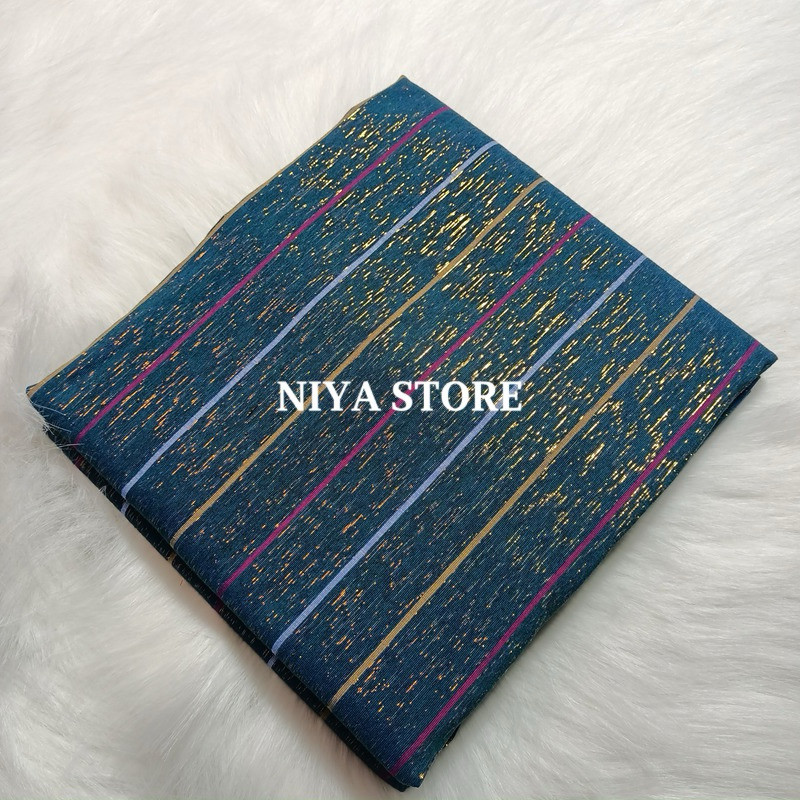 LURIK Kain Tenun Lurik mix Emas Kain Tenun Lurik Premium Tradisional Asli Pengrajin || NIYA TENUN