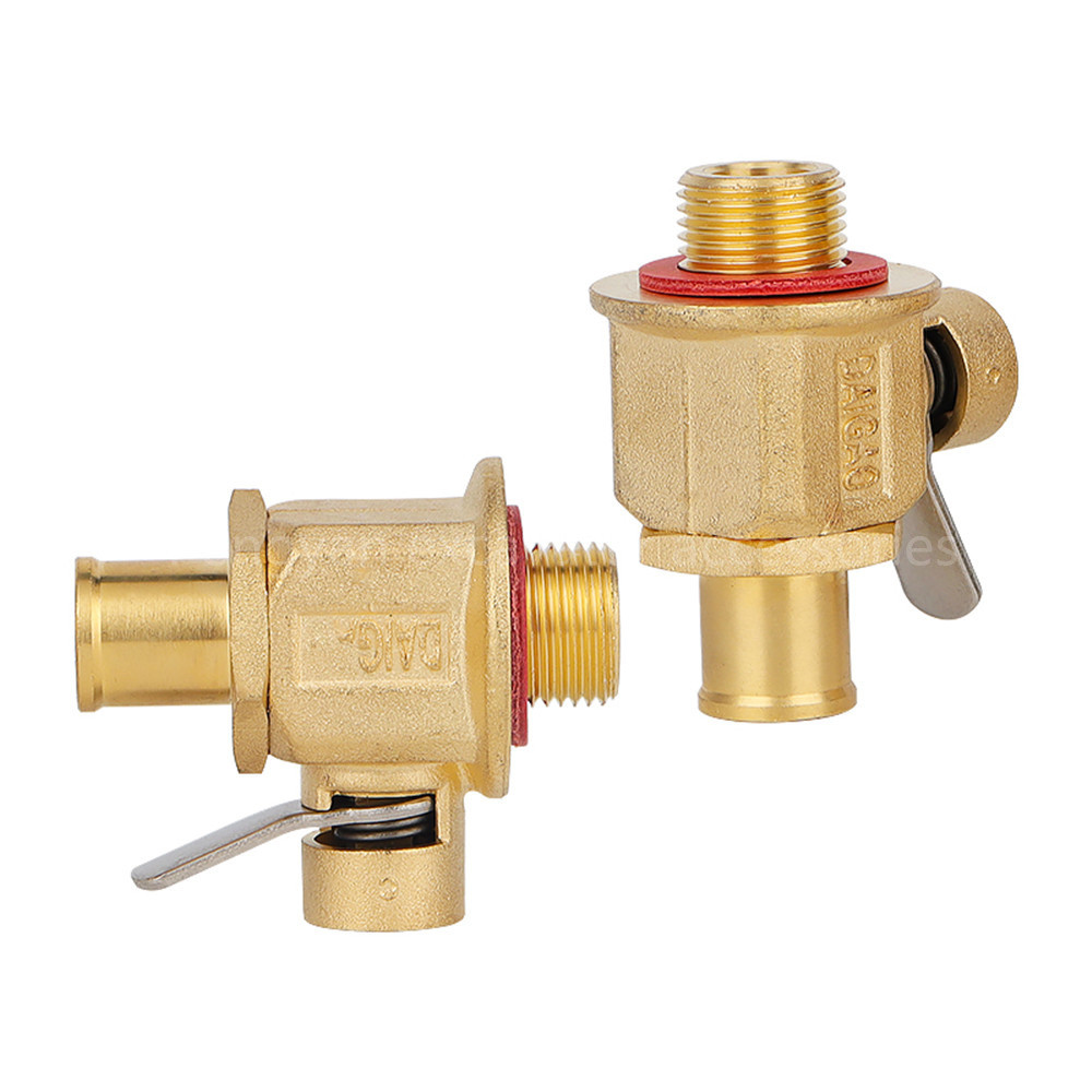 For Kobelco Hitachi Komatsu Daewoo excavator parts automobile engine oil pan drain valve switch exca